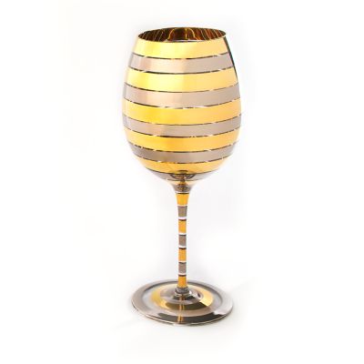 MacKenzie-Childs Golden Hour Red Wine Glass