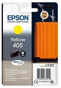 Epson 405 (T05G440) Yellow Original DURABrite Ultra Standard Capacity Ink Cartridge (Suitcase)