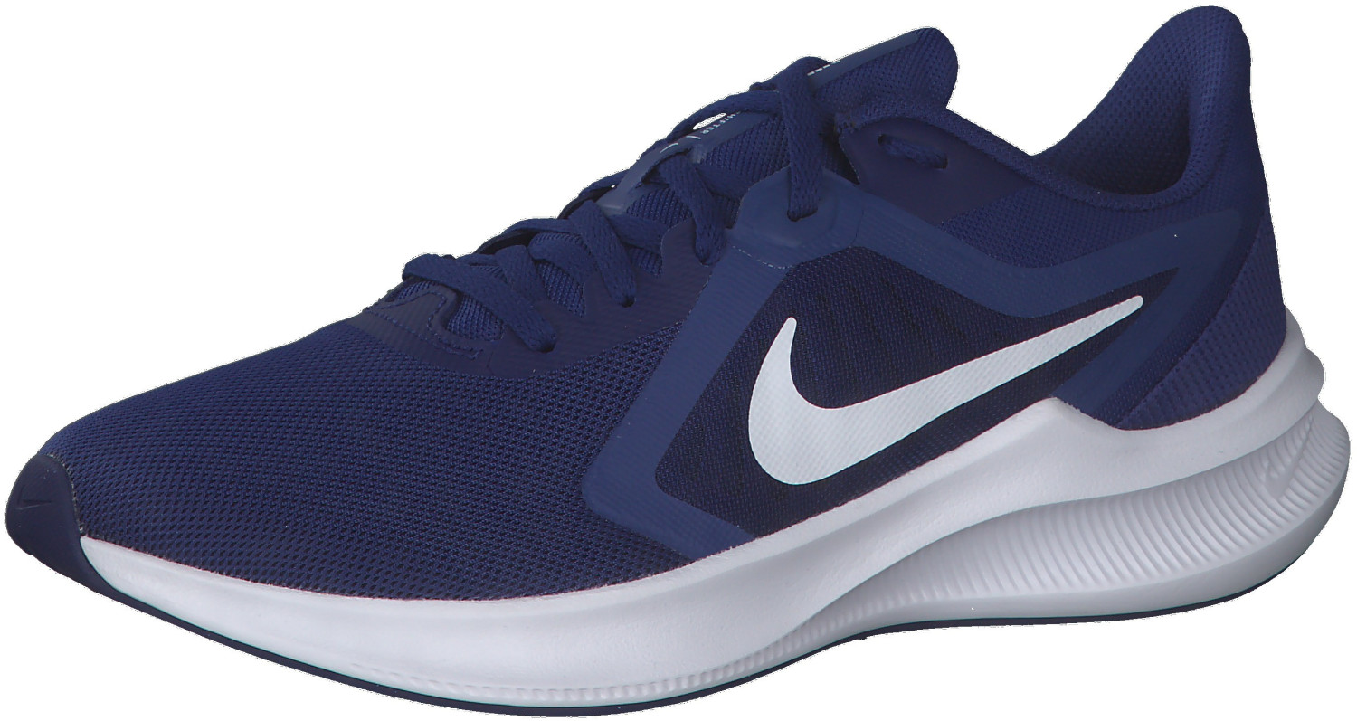Nike Downshifter 10 Blue/White Marathon Running Shoes CI9981-401 (Size: US 9.5)