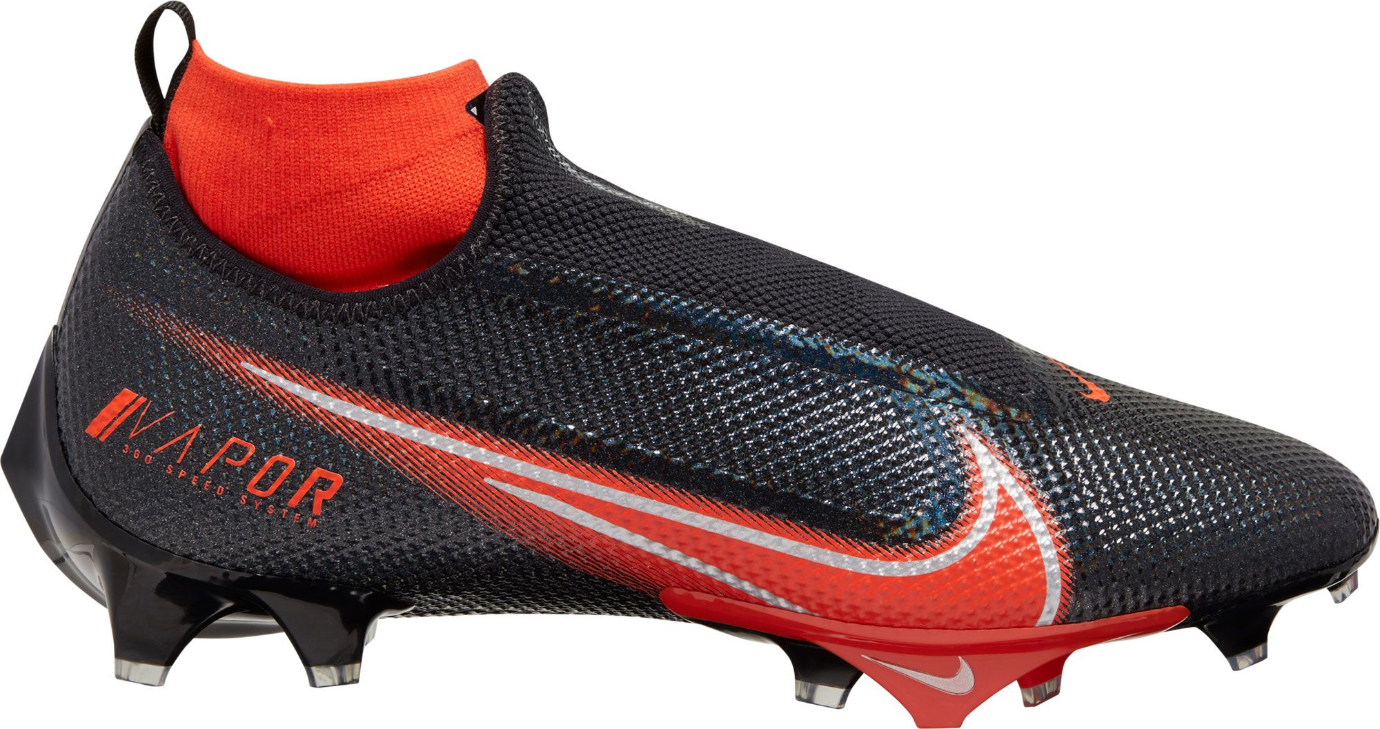 Nike Men's Vapor Edge Pro 360 Football Cleats Black/Team Orange, 10 - Football at Academy Sports