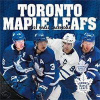 Browntrout Toronto Maple Leafs Team 2021 12 X 12 Inch Monthly Square Wall Calendar, Sport Hockey Nhl Wall