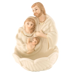 Belleek Pottery (Ireland) Belleek Figurines Nativity Font - Boxed