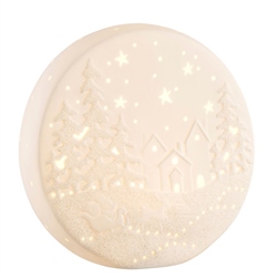 Belleek Living Winter Scene LED
