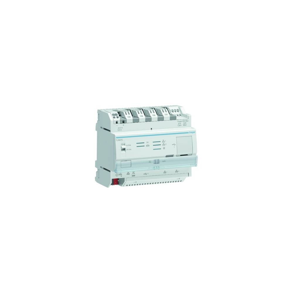 Datenschnittstelle REG 6TE KNX Eth LED Bussystem KNX Mit LED-Anzeige