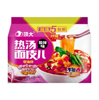 DINGDA Authentic Hot Soup Hot and Sour Noodles (5pcs) 575g
