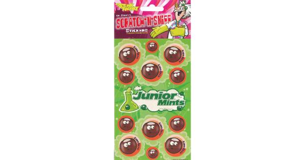 41079 Just for Laughs Sticker Scratch-sniff Junior Mints
