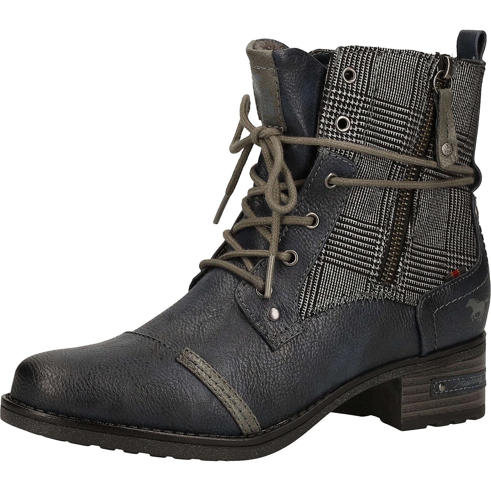 Mustang Botki Damskie 1229-511-820 39 Ciemnoniebieskie