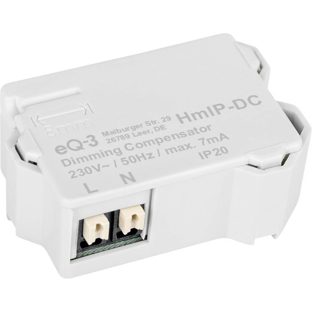 Homematic IP 155402A0 HmIP-DC Dimmer Compensator Eliminates LED Fl