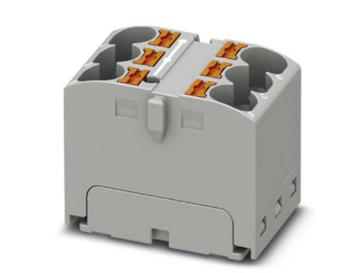 Phoenix Contact Distribution Block, 6 Way, 630 V, 32A, Grey