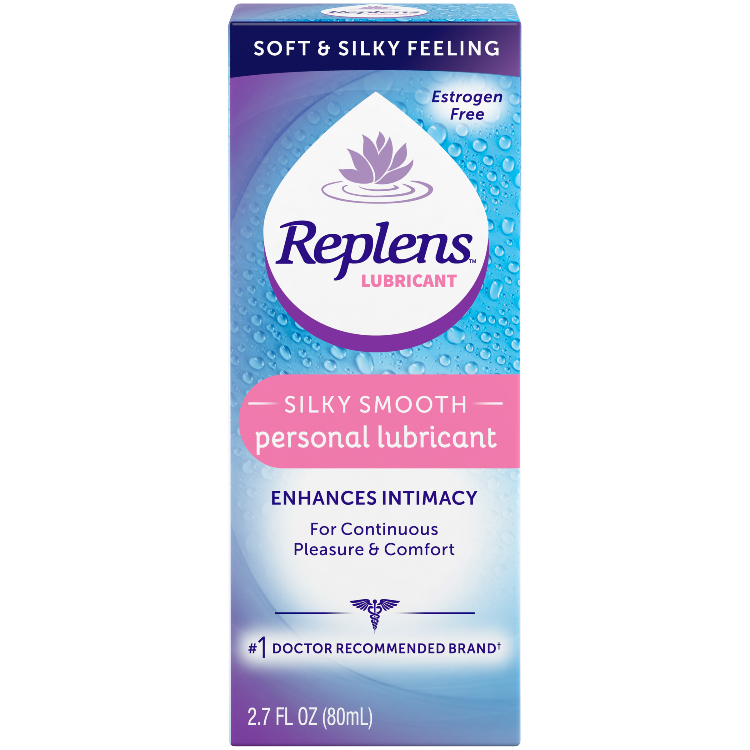 Replens Silky Smooth Personal Lubricant 2.7 Fl Oz