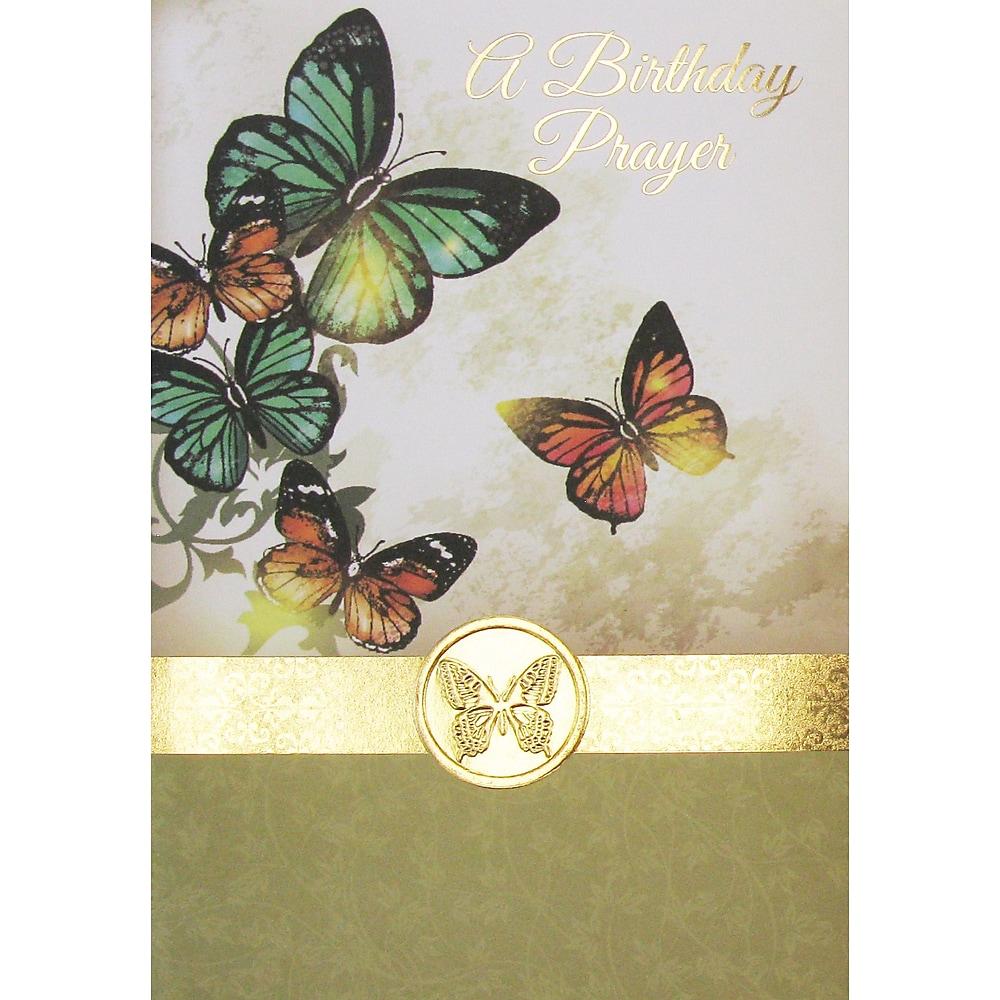 Rosedale - Carte De Voeux, Une Prière D'anniversaire, Papillon, Paquet De 6