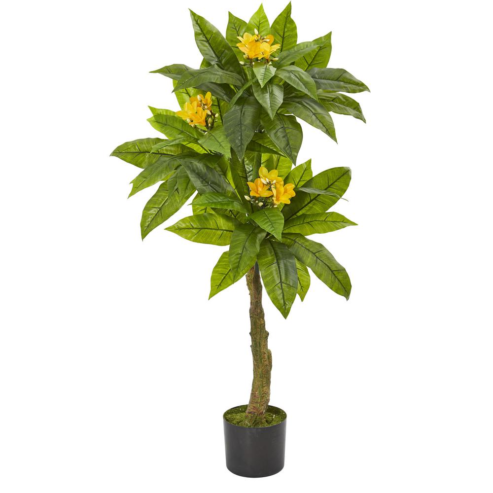 4 Ft. Indoor/Outdoor Plumeria Artificial Tree