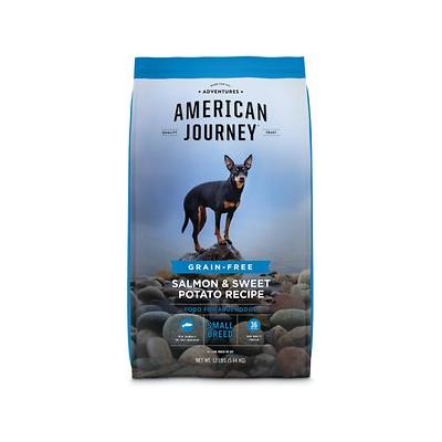 American Journey Small Breed Adult Salmon & Sweet Potato Recipe Grain-Free Dry Dog Food, 12 Lb Bag