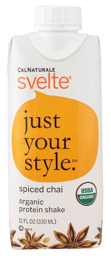 Cal Naturale Svelte® Organic Protein Shake Spiced Chai -- 11 fl oz