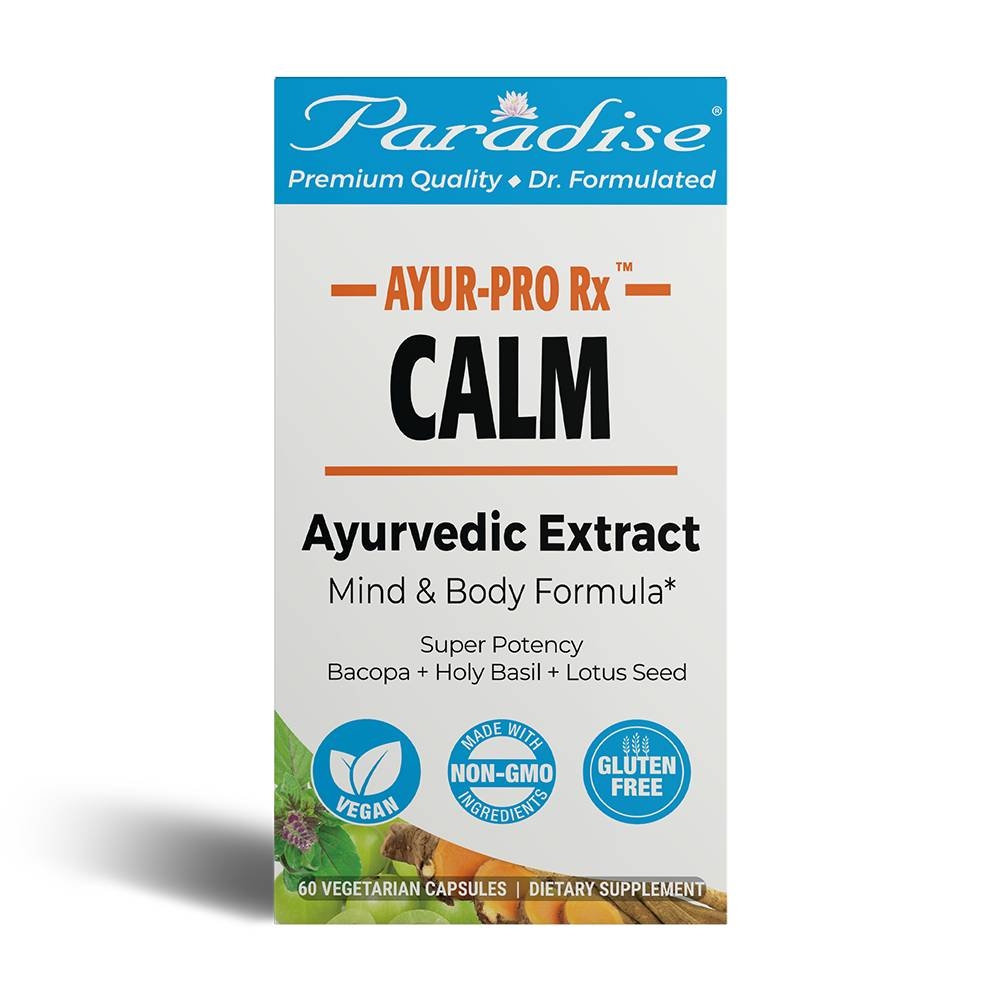 Paradise Ayur Pro Rx Calm Ayurvedic Extract Mind & Body Formula