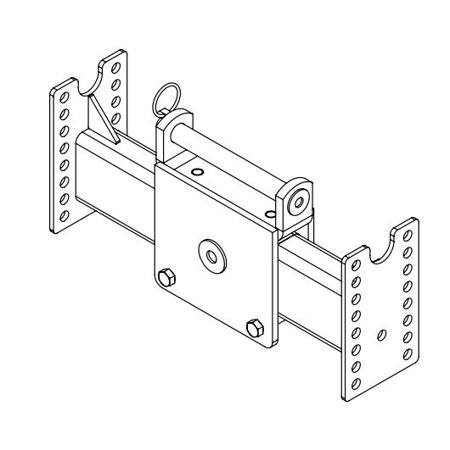 Demco 6331-10 5th Wheel Hitch 21K Underbed Mount Prep Package for 2020 Chevy/GMC Components - DBL Pivot Saddle