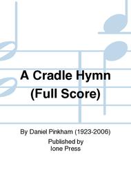 A Cradle Hymn (Full Score)