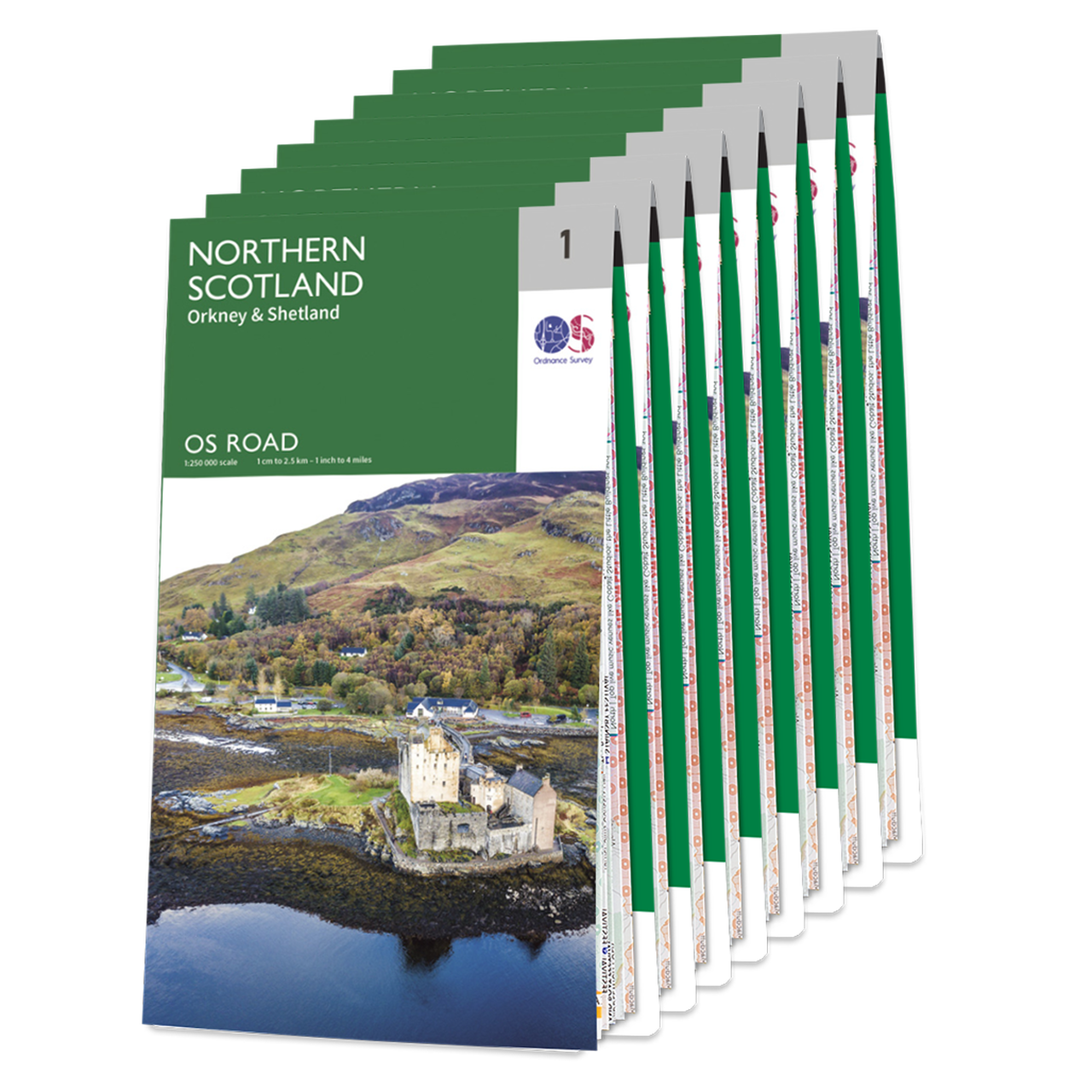 Ordnance Survey OS Road Map Set - Britain Complete