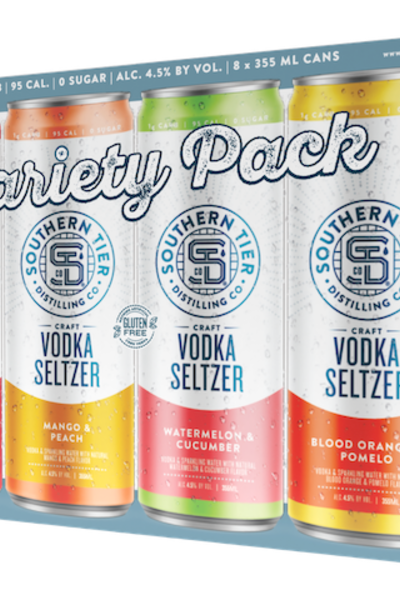 Southern Southern Tier Vodka Seltzer Variety Pack Ready-to-drink - 8x 12oz Cans