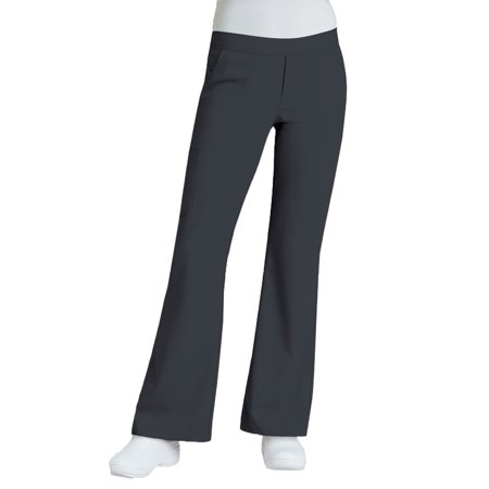 Urbane Women's Bailey Drawstring Stretch Cargo Scrub Pant, Graphite, X-large Petite