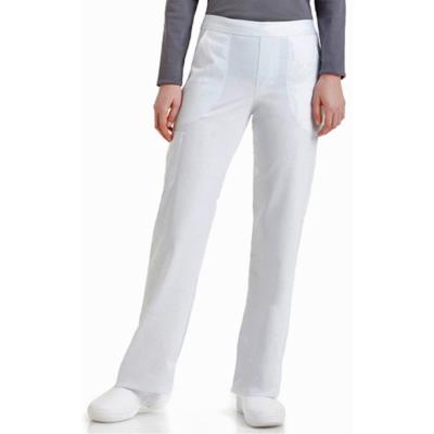 Custom Urbane Womens Bailey Cargo Scrub Pant White
