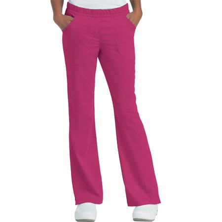 Urbane Women's Scrubs Bottoms Jazzberry - Jazzberry Inset-Pocket Relaxed-Fit Scrub Pants - Women, Women's Tall, Petite & Plus