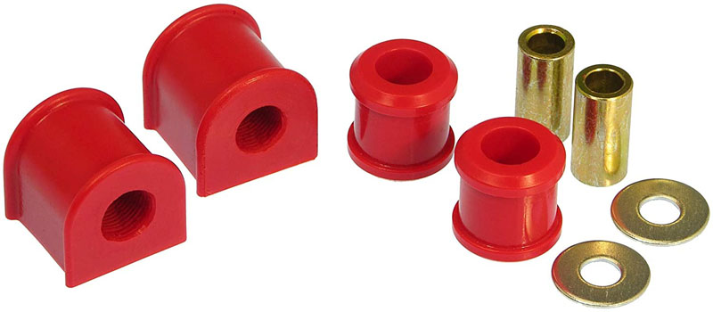 Prothane 1-1128 Rear 19mm Sway Bar & End Link Bushings - Red Jeep Wrangler JK 2007-2011