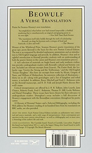 Beowulf: a Verse Translation (Norton Critical Editions) Daniel Donoghue [Editor]; Seamus Heaney [Translator]; [Used - Fair] [Softcover]