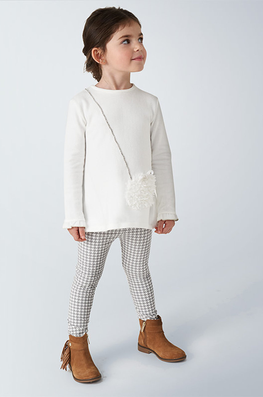Mayoral Set Pulover și Pantaloni Din Material Textil 4723 Colorat Regular Fit