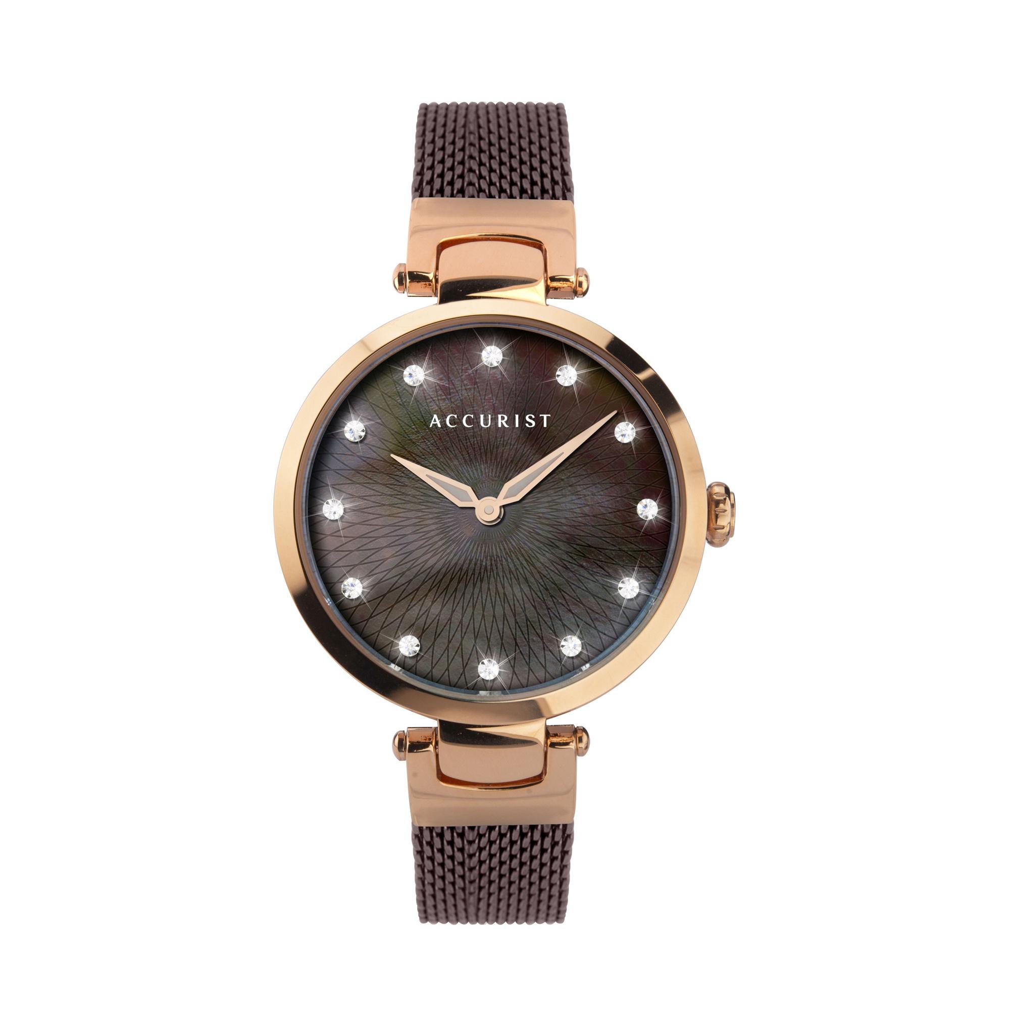 Ladies Accurist Accurist Womens Mesh Bracelet Watch