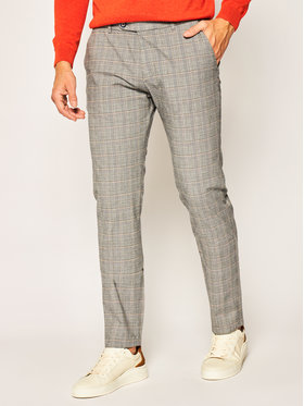 Bugatti Pantaloni Din Material 4890 56337 Gri Modern Fit