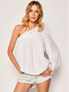 One Teaspoon Blzka Embroidered Anglaise 23310 Biela Regular Fit