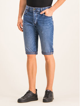 G-Star Raw Pantaloni Scurți De Blugi D10059-9657-A599 Bleumarin Slim Fit