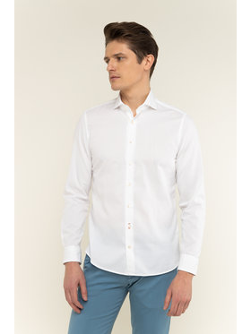 Marc O'Polo Cămașă 021 7668 42348 Alb Shaped Fit