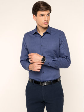 Pierre Cardin Cămașă 5797/000/26821 Bleumarin Modern Fit
