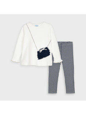 Mayoral Set Pulover și Pantaloni Din Material Textil 4723 Colorat Regular Fit