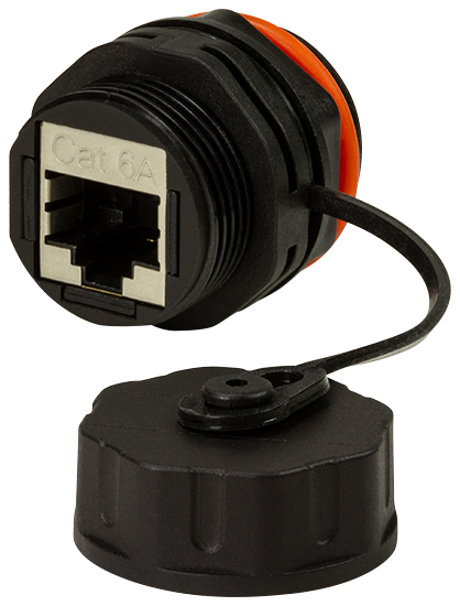 LogiLink NP0083 Wire Connector RJ-45 Black. Orange