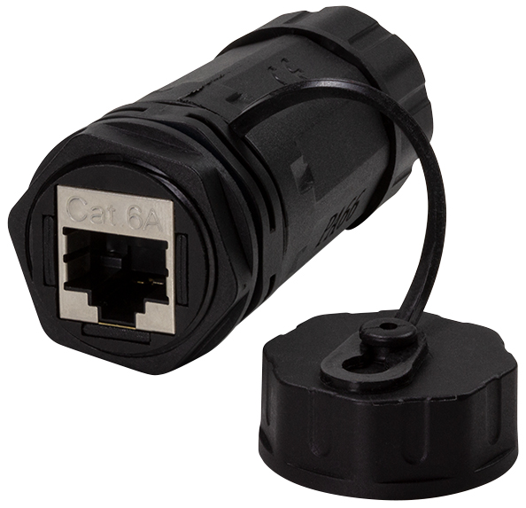 LogiLink NP0084 Wire Connector RJ-45 Black