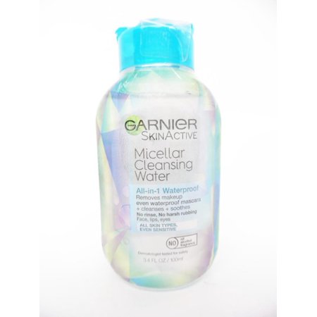 Garnier SkinActive Micellar Cleansing Water - All-in-1 Waterproof - 3.4 Fl. Oz.