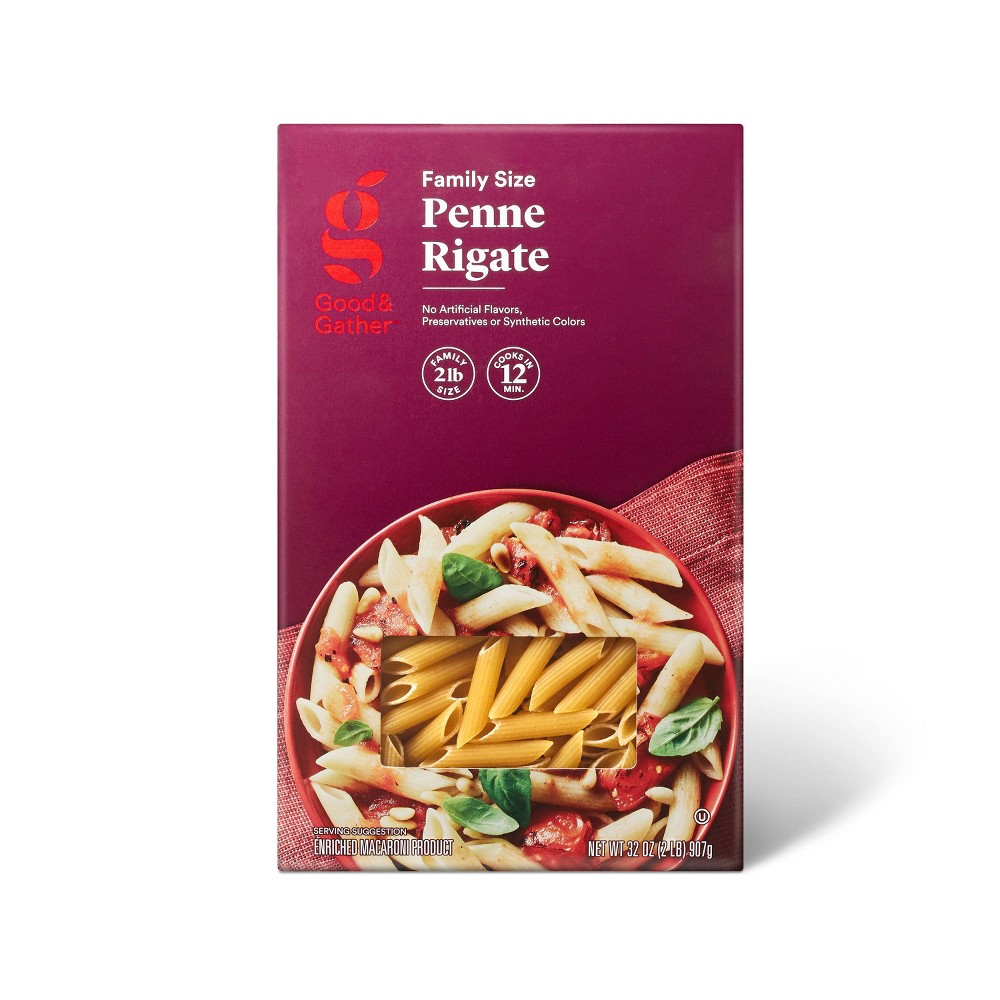 ENRICHED MACARONI PRODUCT, FAMILY SIZE PENNE RIGATE