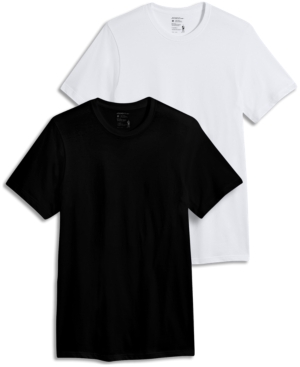 Men's Big and Tall Classic Crew Neck Undershirts, Pack of 2