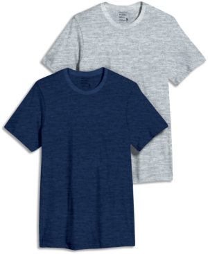 Men's Big and Tall Classic Crew Neck Undershirts, Pack of 2