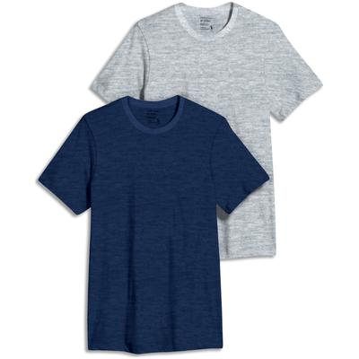 Men's Big and Tall Classic Crew Neck Undershirts, Pack of 2