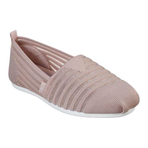 Women's Skechers Bobs Plush Golden Hour Alpargata, Size: 8.5 W, Blush Pink