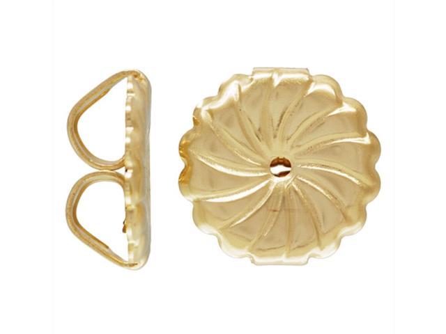 14k Gold Filled 9mm Extra Large Premium Post Earring Back Finding 20pcs #6229-9