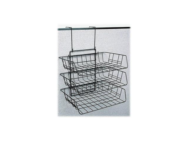 Staples Side Loading Letter Tray Black Metal (17579-CC) 804552