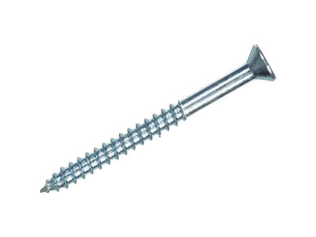 10 Pk Hillman #8 X 2' Phillips Flat Head Zinc Chromate Wood Screw @ 8/Pk 5796