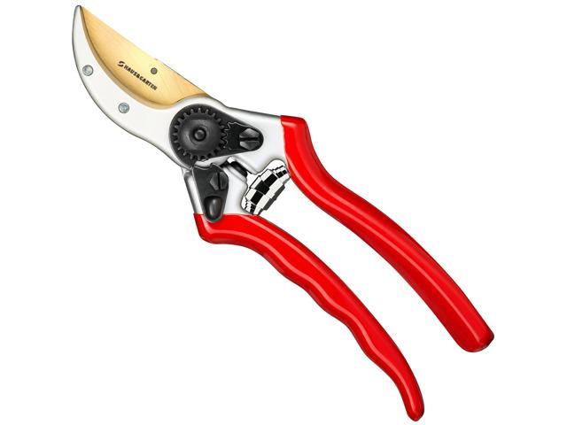 ClassicPRO Titanium Pruning Shears - Best Tree Trimmer, Garden Shears, Hand Pruner - Top Choice Bush Shrub & Hedge Clippers - Razor Sharp Bypass.