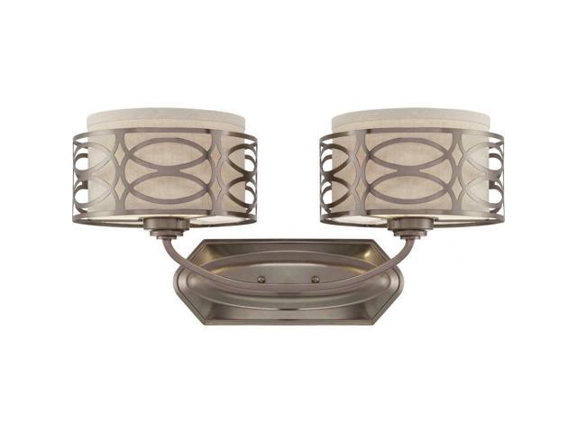 Nuvo Lighting 60/4722 Harlow 2 Light 20-5/8'W Bathroom Vanity - Bronze