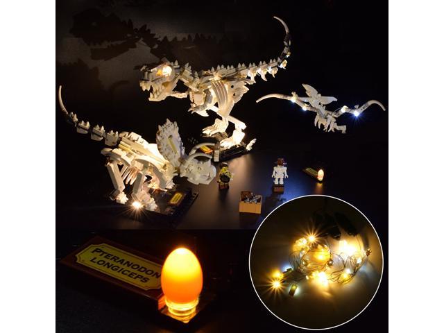 DIY LED Light Lighting Kit ONLY for LEGO 21320 Ideas Dinosaur Fossils Skeleton Model